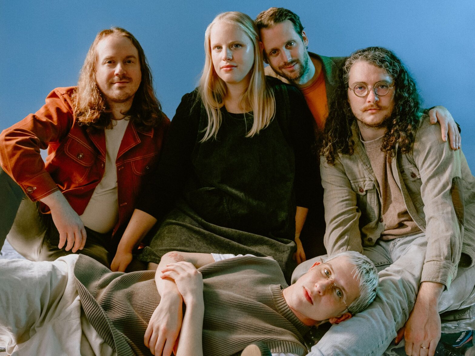 Great Grandpa em fundo azul